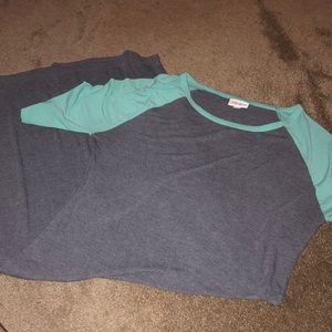 🛍 Gray LuLaRoe Julia Dress 👗